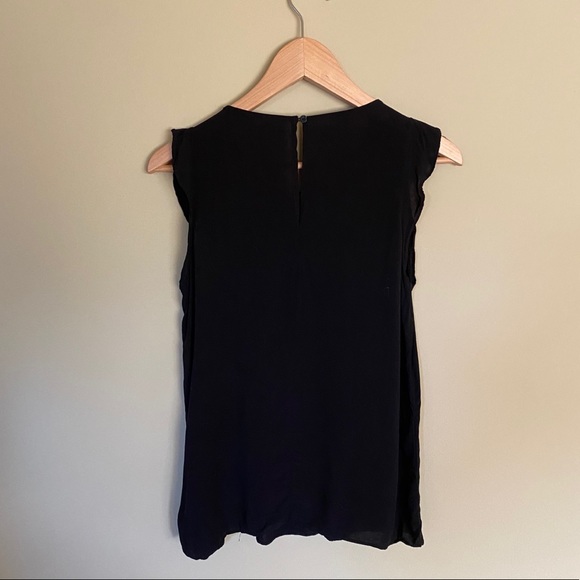 OLD NAVY Black Flutter-Sleeve Top - Picture 3 of 7